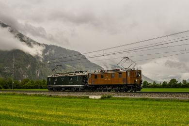 Course d'essai pour la Ge 4/6 no.353 (RhB)