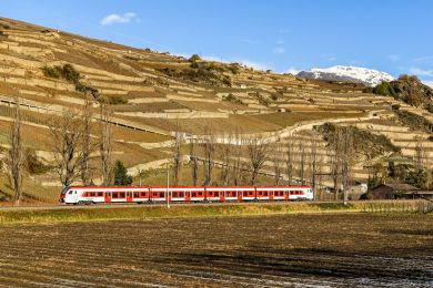 Regionalp: baptême de la première rame FLIRT EVO et premières circulations